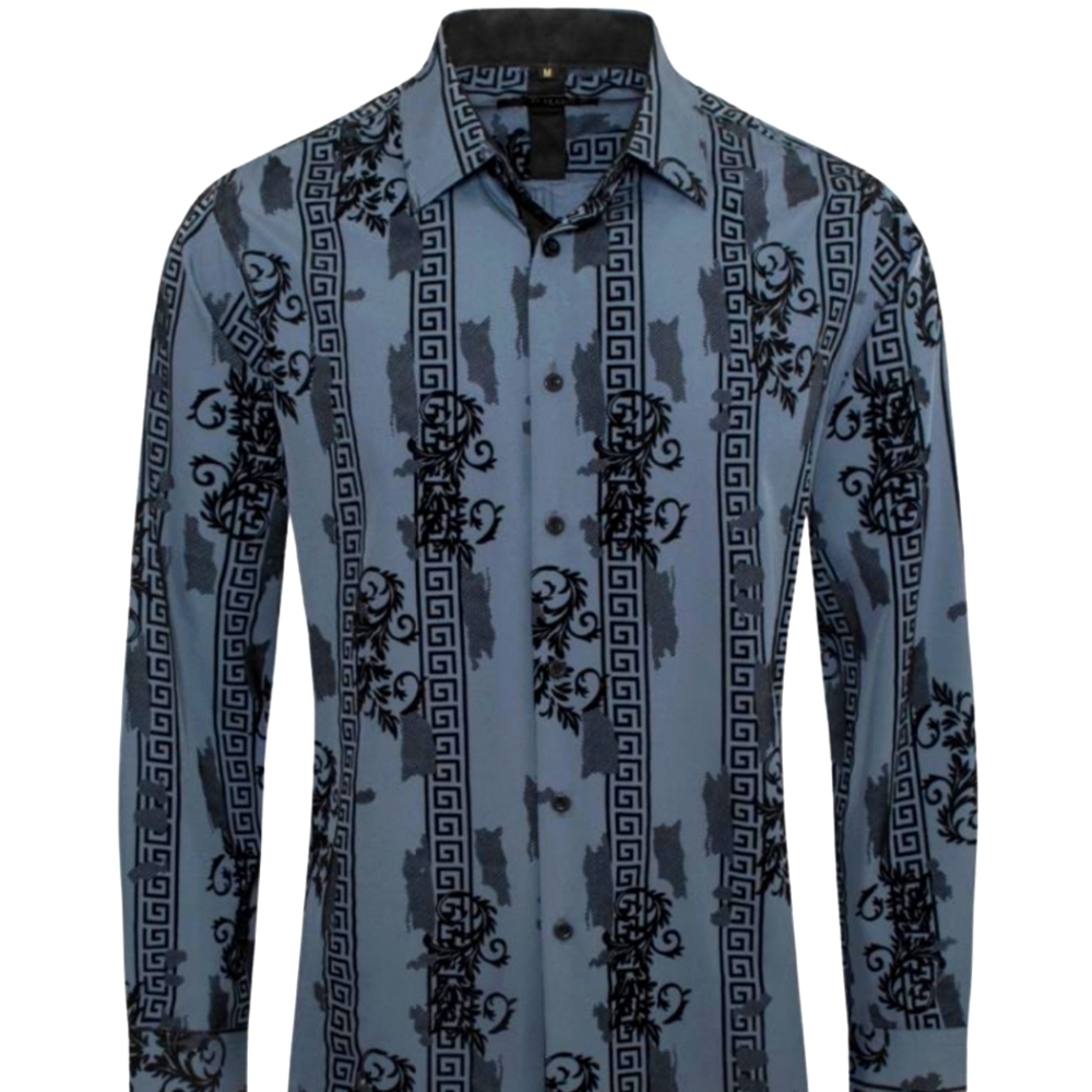 878 b1 gray shirt long-sleeve